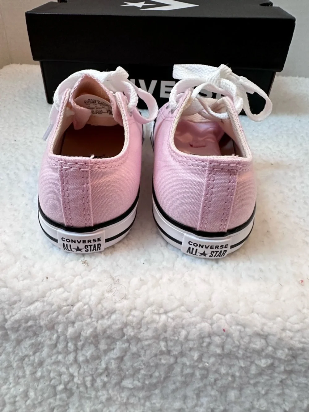 Converse Kids Pink Canvas Sneakers